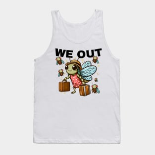 Cicada We Out.Funny Cicada Family Journey Funny Cute Cicada girls Tank Top